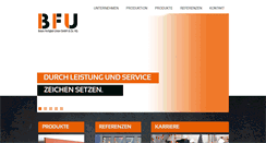 Desktop Screenshot of bfu-gmbh.de